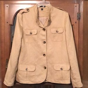 Casual Button-Up Blazer Coat Size 10